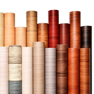 Non Self Adhesive Competitive Cheap Price Decoration PVC Film PVC Sheet With High Glossy Wood Grain Or Solid Color